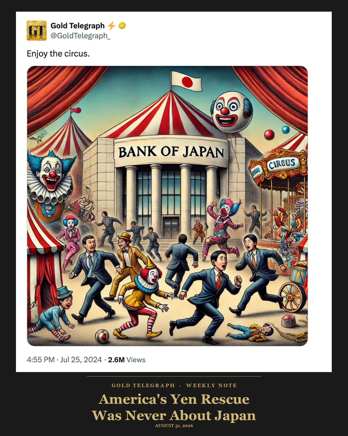 America's Yen Rescue Was Never About Japan